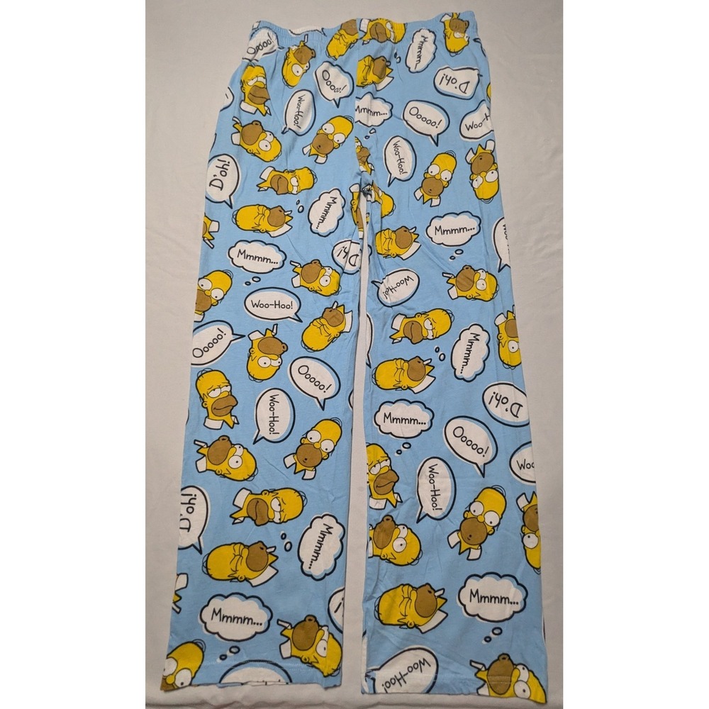 The Simpsons Homer Meme‎ Blue Lounge Pajama Pants - Men XL EUC - Picture 13 of 15